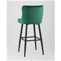 миниатюра Стул барный Ститч велюр изумрудный, обивка из мебельной велюровой ткани №6