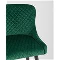 миниатюра Стул барный Ститч велюр изумрудный, обивка из мебельной велюровой ткани №9