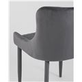 миниатюра Стул  Ститч ткань велюр серый, ножки обиты велюром №7