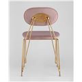 миниатюра Стул  Элис мягкий розовый обивка вельвет №5