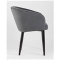 миниатюра Кресло Ральф велюр тёмно-серый №3