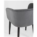 миниатюра Кресло Ральф велюр тёмно-серый №6