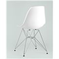 миниатюра Стул DSR белый, полипропилен, основание хромированный металл, ножки с резиновыми прокладками №4