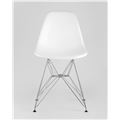 миниатюра Стул DSR белый, полипропилен, основание хромированный металл, ножки с резиновыми прокладками №9