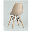 миниатюра Стул DSW бежевый, литой полипропилен, стальной каркас, массив бука №7