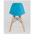 миниатюра Стул DSW детский голубой, полипропилен, сталь, натуральный массив бука №4
