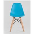 миниатюра Стул DSW детский голубой, полипропилен, сталь, натуральный массив бука №9