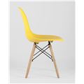 миниатюра Стул DSW желтый, литой полипропилен, стальной каркас, массив бука, 4 шт. №6