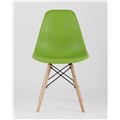 миниатюра Стул DSW зеленый, литой полипропилен, стальной каркас, массив бука, 4 шт. №4
