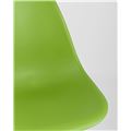 миниатюра Стул DSW зеленый, литой полипропилен, стальной каркас, массив бука, 4 шт. №8