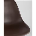 миниатюра Стул DSW коричневый, литой полипропилен, стальной каркас, массив бука №10