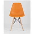 миниатюра Стул DSW оранжевый, литой полипропилен, стальной каркас, массив бука, 4 шт. №3