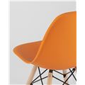 миниатюра Стул DSW оранжевый, литой полипропилен, стальной каркас, массив бука, 4 шт. №6