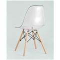 миниатюра Стул DSW прозрачный, полипропилен, сталь, натуральный массив бука №6