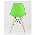 миниатюра Стул DSW светло-зеленый, литой полипропилен, стальной каркас, массив бука №3