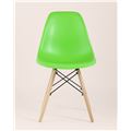 миниатюра Стул DSW светло-зеленый, литой полипропилен, стальной каркас, массив бука №7