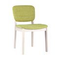 миниатюра Стул FROST салатовый обеденный деревянный массив гевеи цвет беленый дуб №1