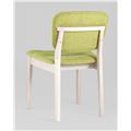 миниатюра Стул FROST салатовый обеденный деревянный массив гевеи цвет беленый дуб №5