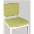 миниатюра Стул FROST салатовый обеденный деревянный массив гевеи цвет беленый дуб №7