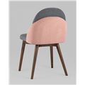 миниатюра Стул HELGA темно-серый/коралловый обеденный №5