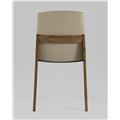 миниатюра Стул LOKI бежевый обеденный обивка экокожа №4