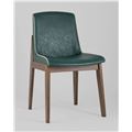 миниатюра Стул LOKI зеленый обеденный обивка экокожа №2