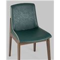 миниатюра Стул LOKI зеленый обеденный обивка экокожа №7