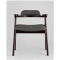 миниатюра Стул OLAV темно-серый обеденный деревянный массив гeвеи с мягким сиденьем со спинкой и подлокотниками №5