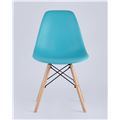 миниатюра Стул SIMPLE DSW бирюзовый, литой полипропилен, стальной каркас, натуральный массив бука №8