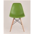 миниатюра Стул SIMPLE DSW зеленый, литой полипропилен, стальной каркас, натуральный массив бука №8