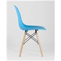 миниатюра Стул Style DSW бирюзовый, высокопрочный литой полипропилен, сталь, натуральный массив бука №5