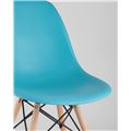 миниатюра Стул Style DSW бирюзовый, высокопрочный литой полипропилен, сталь, натуральный массив бука, 10 шт. №8