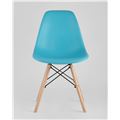 миниатюра Стул Style DSW бирюзовый, высокопрочный литой полипропилен, сталь, натуральный массив бука, 10 шт. №10