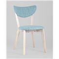 миниатюра Стул SVEN голубой обеденный деревянный массив гевеи цвет беленый дуб №2