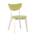 миниатюра Стул SVEN салатовый обеденный деревянный массив гевеи цвет беленый дуб №1