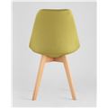 миниатюра Стул TARIQ зеленый обивка износостойкая ткань деревянные ножки №4