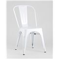 миниатюра Стул Tolix белый глянцевый, экокожа, пластик, металл №4