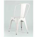 миниатюра Стул Tolix белый матовый, экокожа, пластик, металл №5