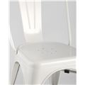 миниатюра Стул Tolix белый матовый, экокожа, пластик, металл №9