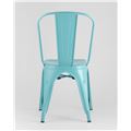 миниатюра Стул Tolix голубой матовый, экокожа, пластик, металл №6