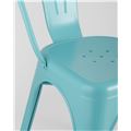 миниатюра Стул Tolix голубой матовый, экокожа, пластик, металл №7