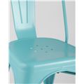 миниатюра Стул Tolix голубой матовый, экокожа, пластик, металл №9