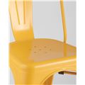 миниатюра Стул Tolix желтый глянцевый, экокожа, пластик, металл №8