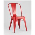 миниатюра Стул Tolix красный глянцевый, экокожа, пластик, металл №4