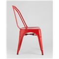 миниатюра Стул Tolix красный глянцевый, экокожа, пластик, металл №5