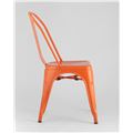 миниатюра Стул Tolix оранжевый глянцевый, экокожа, пластик, металл №4