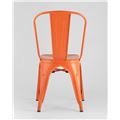 миниатюра Стул Tolix оранжевый глянцевый, экокожа, пластик, металл №6
