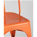 миниатюра Стул Tolix оранжевый глянцевый, экокожа, пластик, металл №8