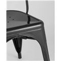 миниатюра Стул Tolix черный глянцевый, экокожа, пластик, металл №7
