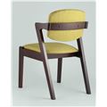миниатюра Стул Viva оливковый обеденный деревянный массив гевеи с мягким сиденьем и спинкой №2